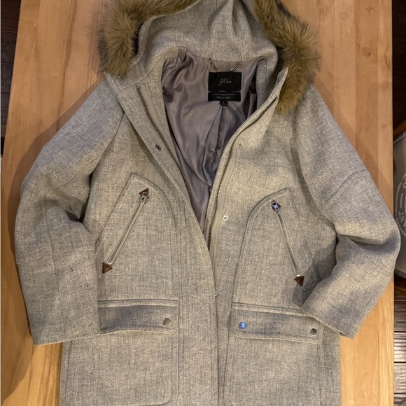 J. Crew Chateau Parka in Italian Stadium-Cloth Wool - Picture 4 of 10